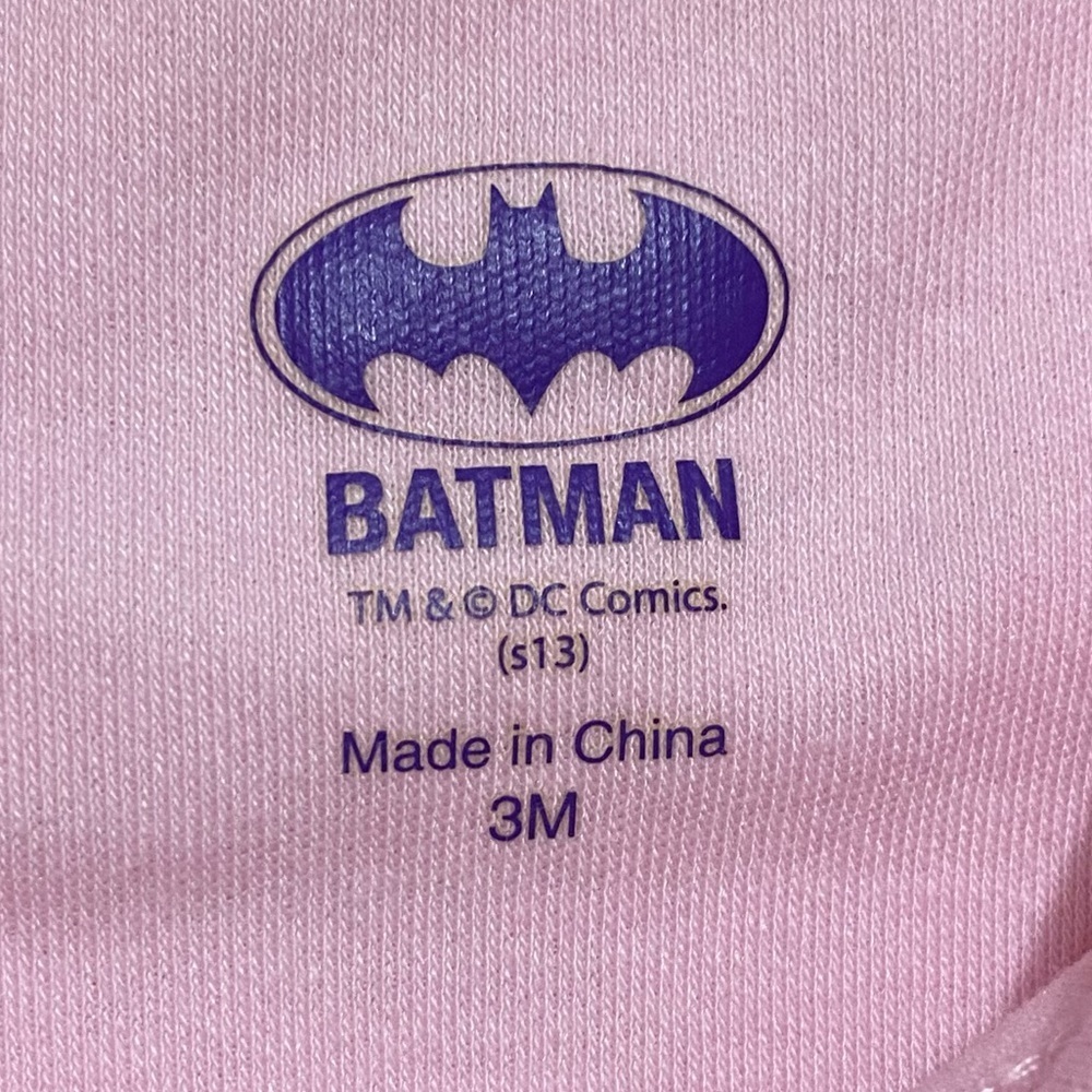 3M Baby Batman Costume Pink Silver - Picture 8 of 8